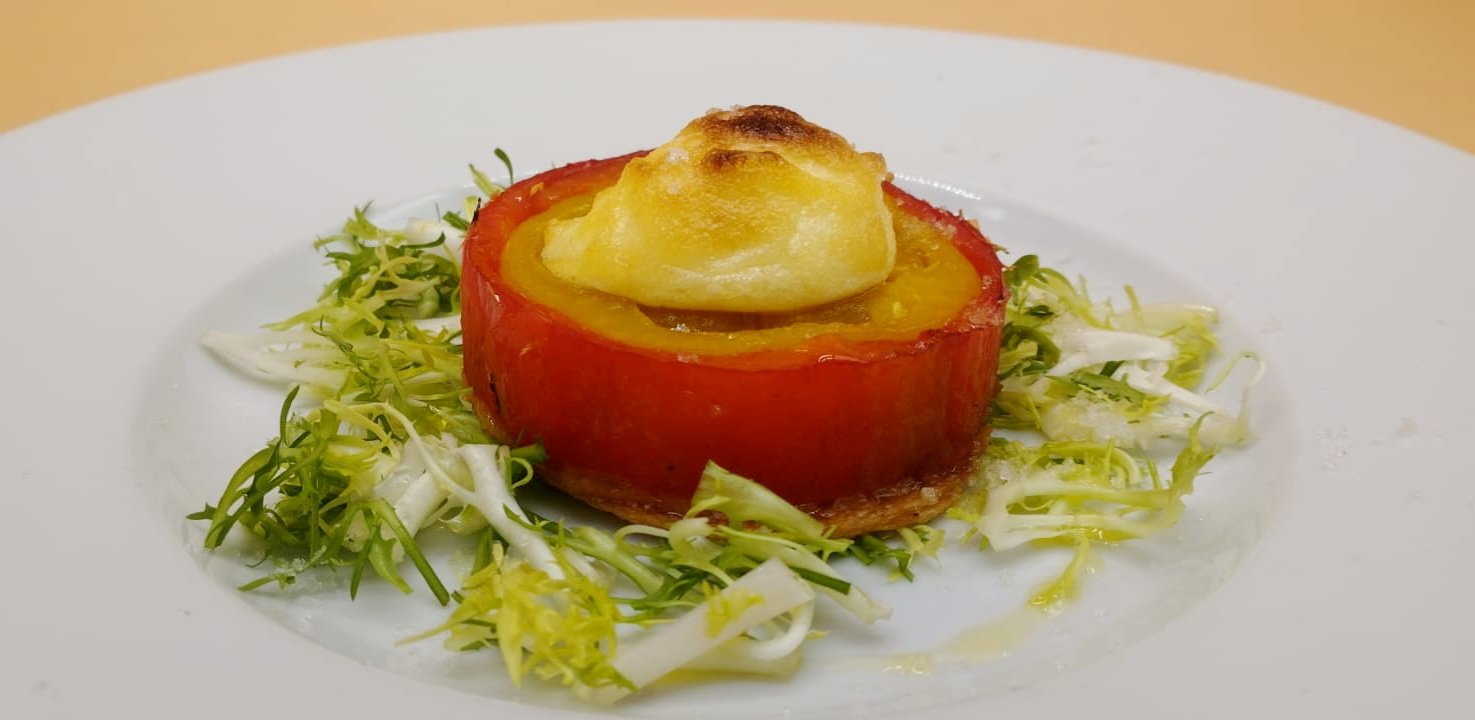 Menu chef privado tartin de ajíes con mayonesa casera