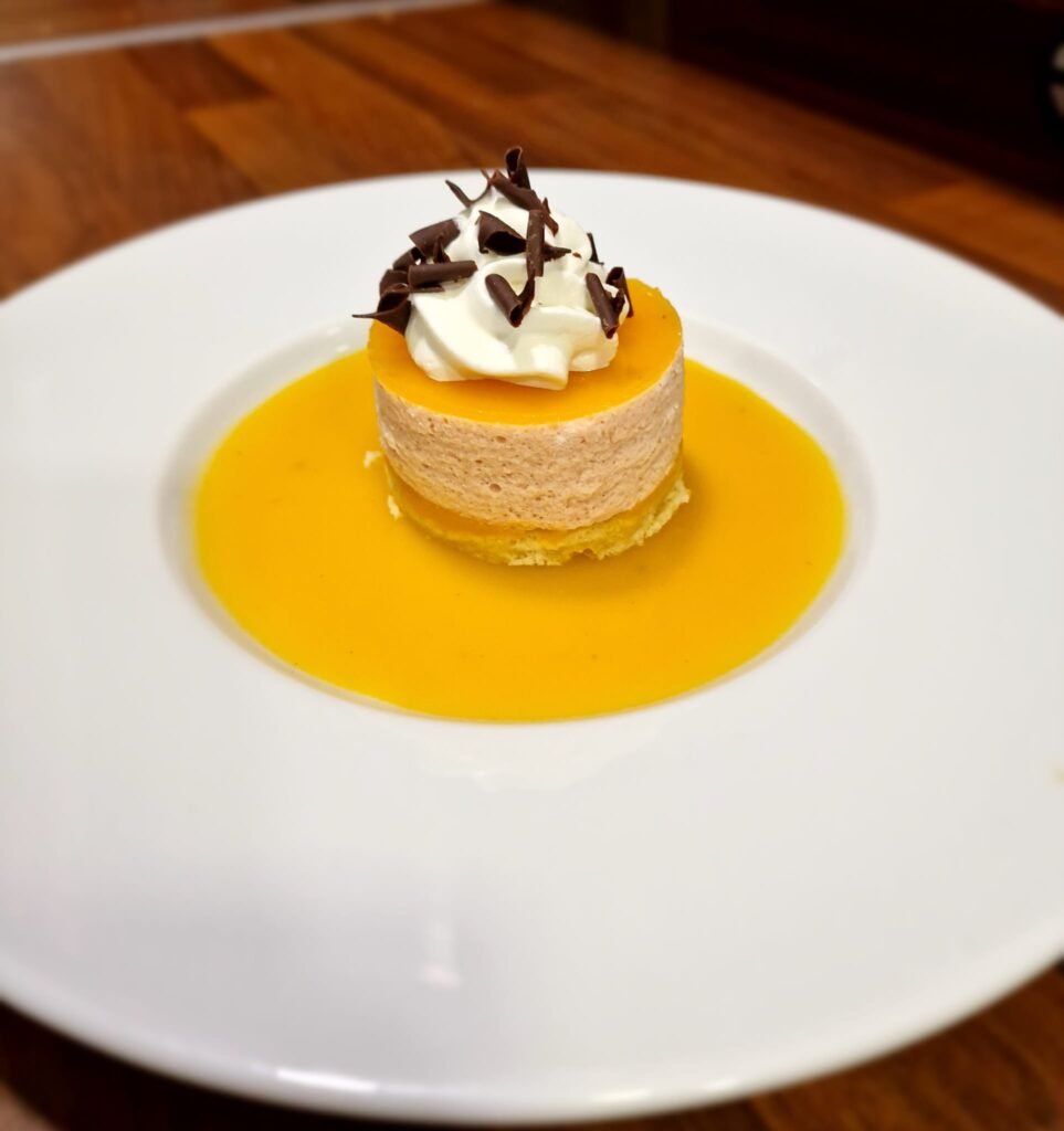 Menu chef privado tarta tatin con helado