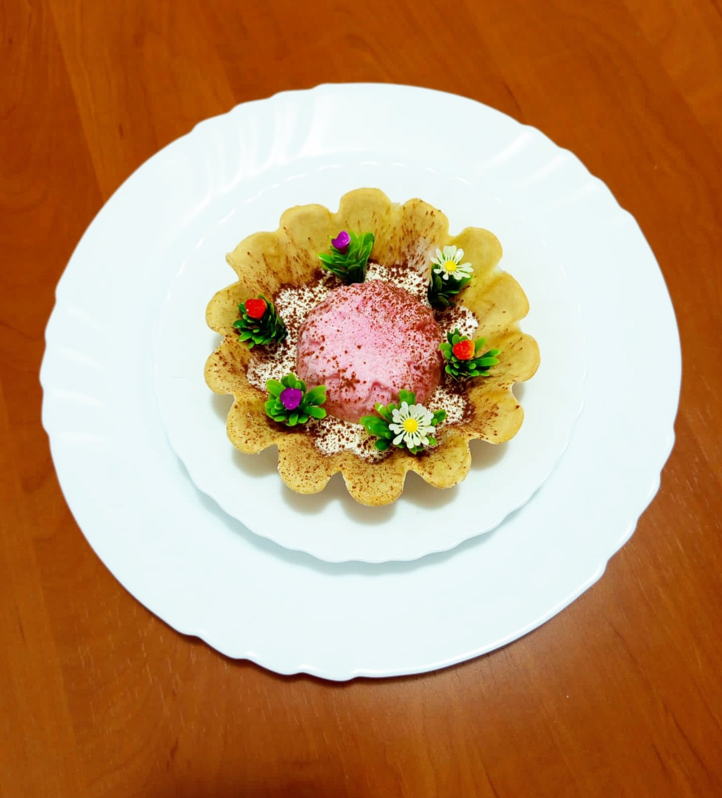 Menu del chef Daniel Salcedo postre tartaleta de queso